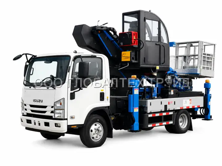 JIUHE GKS29 НА ЗАКАЗ Автовышка 29 метров на шасси ISUZU 4x2