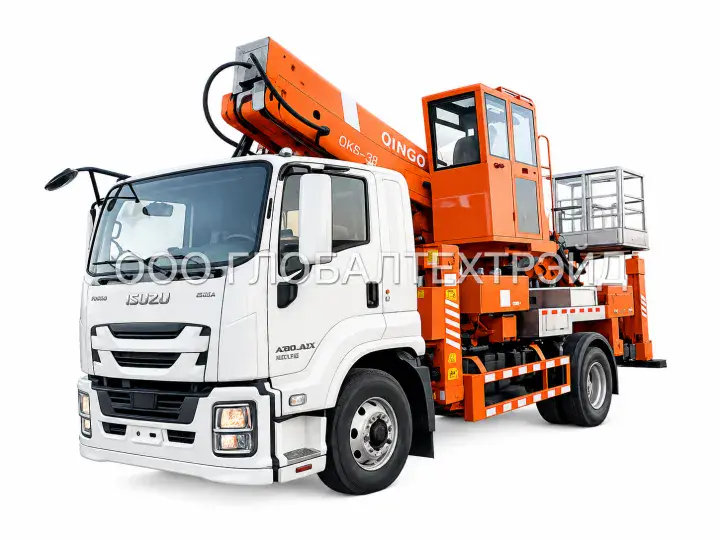 JIUHE GKS38 НА ЗАКАЗ Автовышка 38 метров на шасси ISUZU 4x2