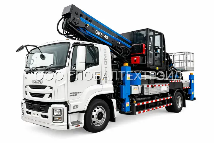 JIUHE GKS45 НА ЗАКАЗ Автовышка 45 метров на шасси ISUZU 4x2